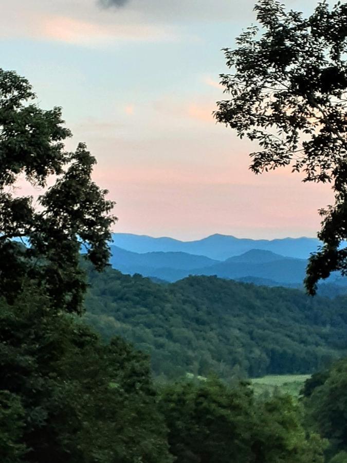 Treetops Cabin Easy To Asheville With Fast Wifi And Great View Swiss Extérieur photo